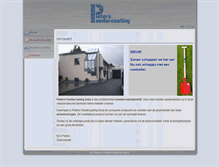 Tablet Screenshot of pieterspoedercoating.be